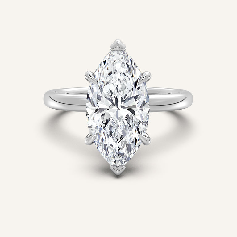 Image for Eternite Hidden Halo Engagement Ring | 18k White Gold