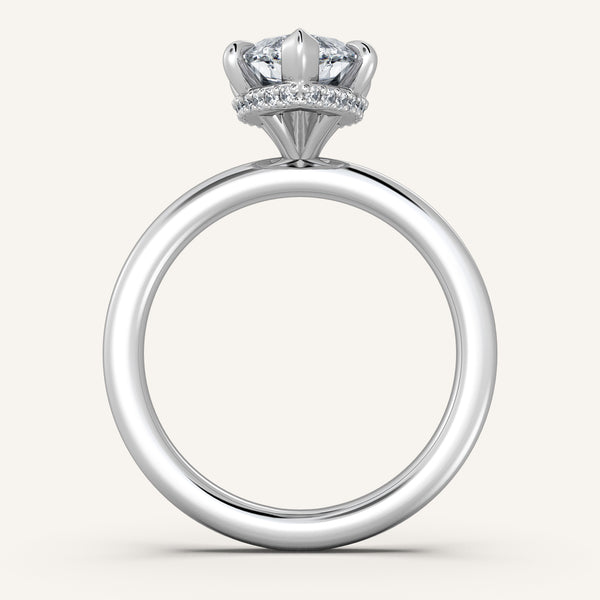 Eternite Hidden Halo Engagement Ring | Platinum