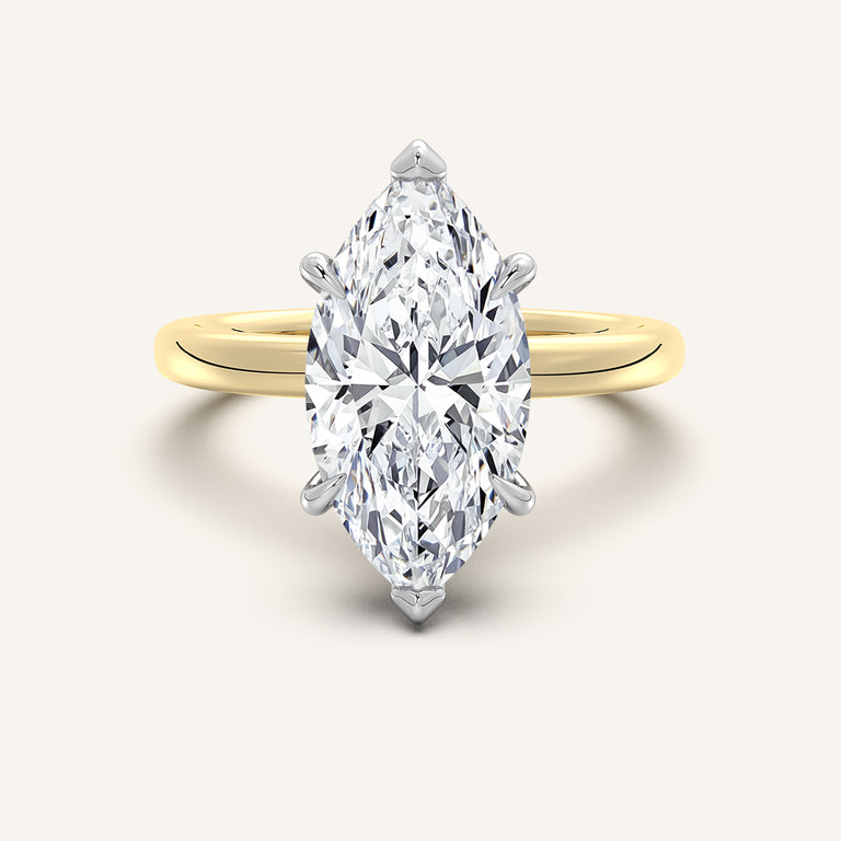 Image for Eternite Hidden Halo Engagement Ring | 14k Two Tone
