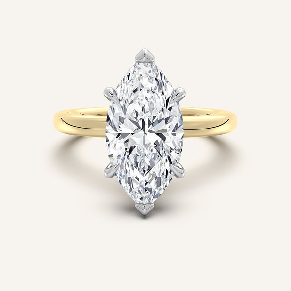 Eternite Hidden Halo | 18k Two Tone