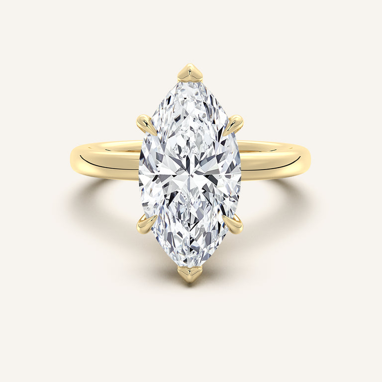 Image for Eternite Hidden Halo Engagement Ring | 18k Yellow Gold