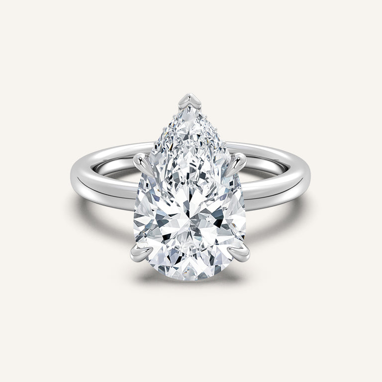 Image for Eternite Hidden Halo Engagement Ring | 14k White Gold