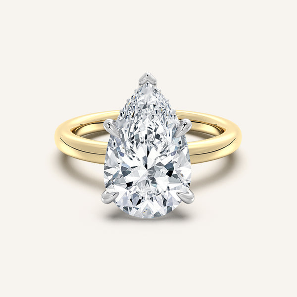 Eternite Hidden Halo | 14k Two Tone