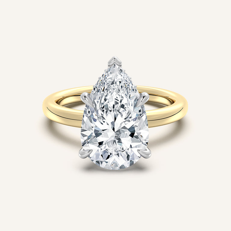 Image for Eternite Hidden Halo Engagement Ring | 14k Two Tone
