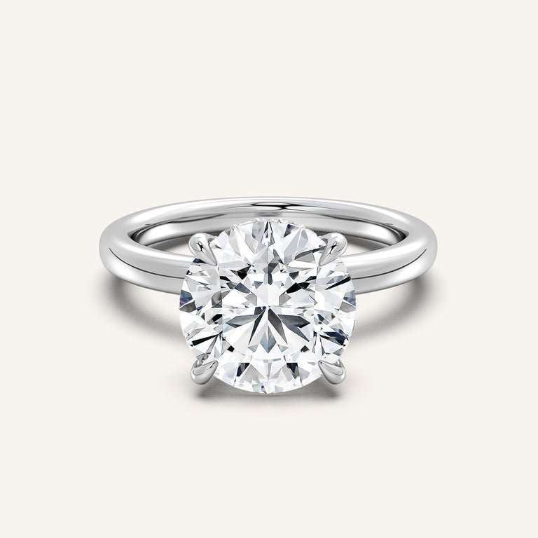 Image for Eternite Hidden Halo Engagement Ring | Platinum