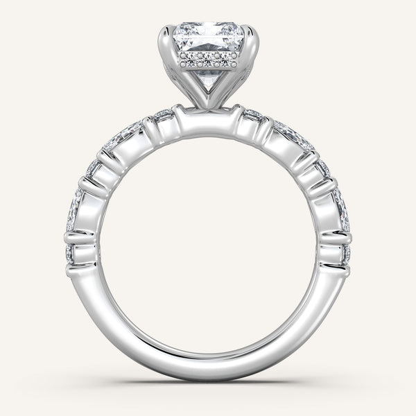 Bubble Band Hidden Halo | Platinum