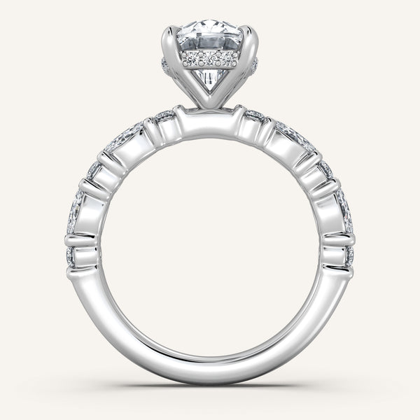 Bubble Band Hidden Halo | Platinum