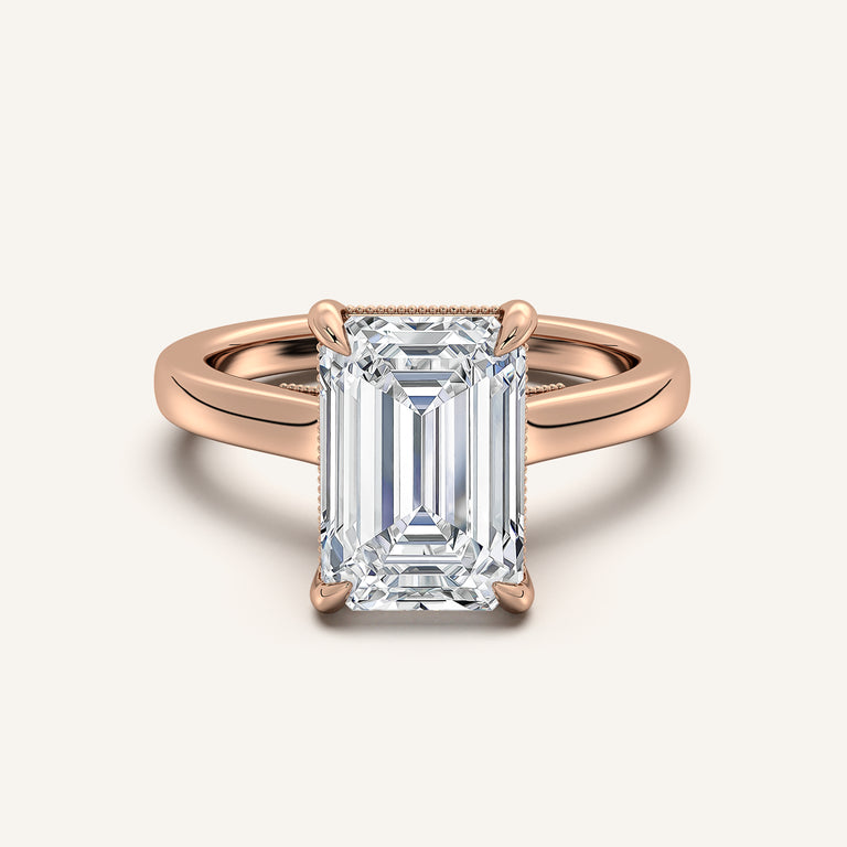 Image for Heirloom Cathedral Engagement Ring | 18k Rose Gold