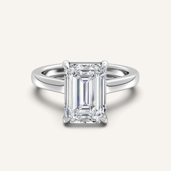 Heirloom Cathedral Engagement Ring | Platinum