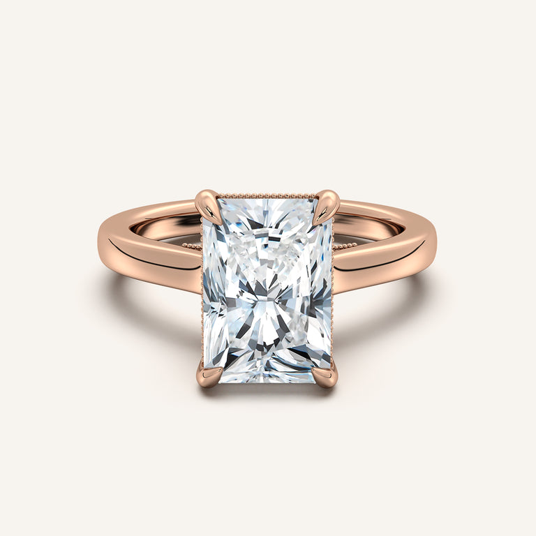 Image for Heirloom Cathedral Engagement Ring | 18k Rose Gold