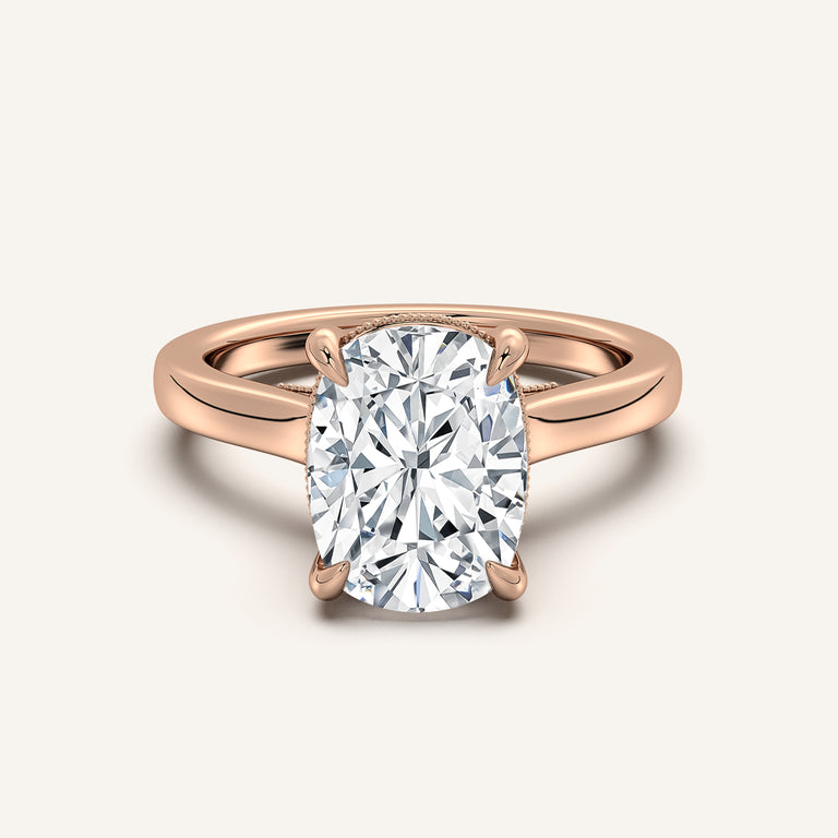 Image for Heirloom Cathedral Engagement Ring | 18k Rose Gold