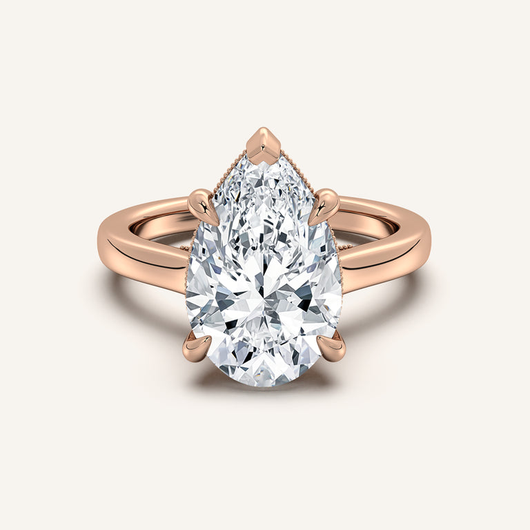 Image for Heirloom Cathedral Engagement Ring | 14k Rose Gold