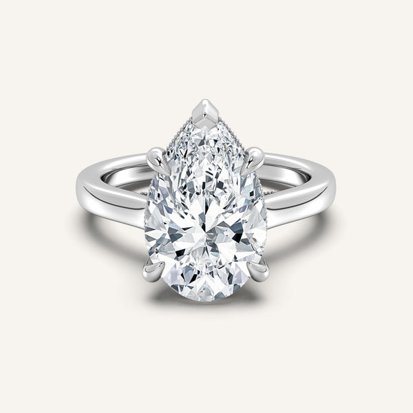 Heirloom Cathedral Engagement Ring | Platinum