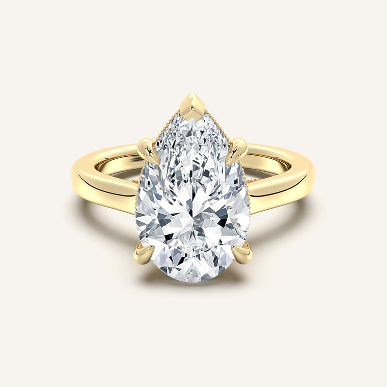 Image for Heirloom Cathedral Engagement Ring | 14k Yellow Gold