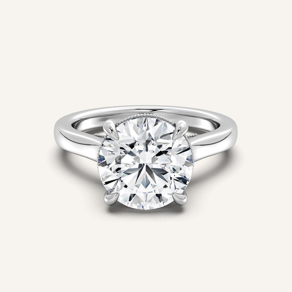 Heirloom Cathedral Engagement Ring | Platinum