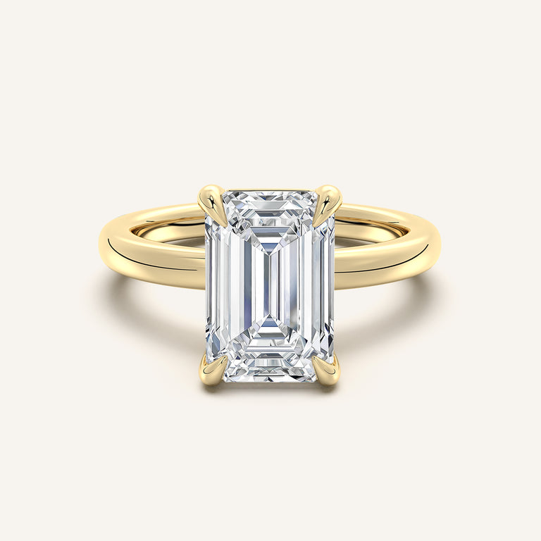 Image for Low Set Engagement Ring | 18k Yellow Gold