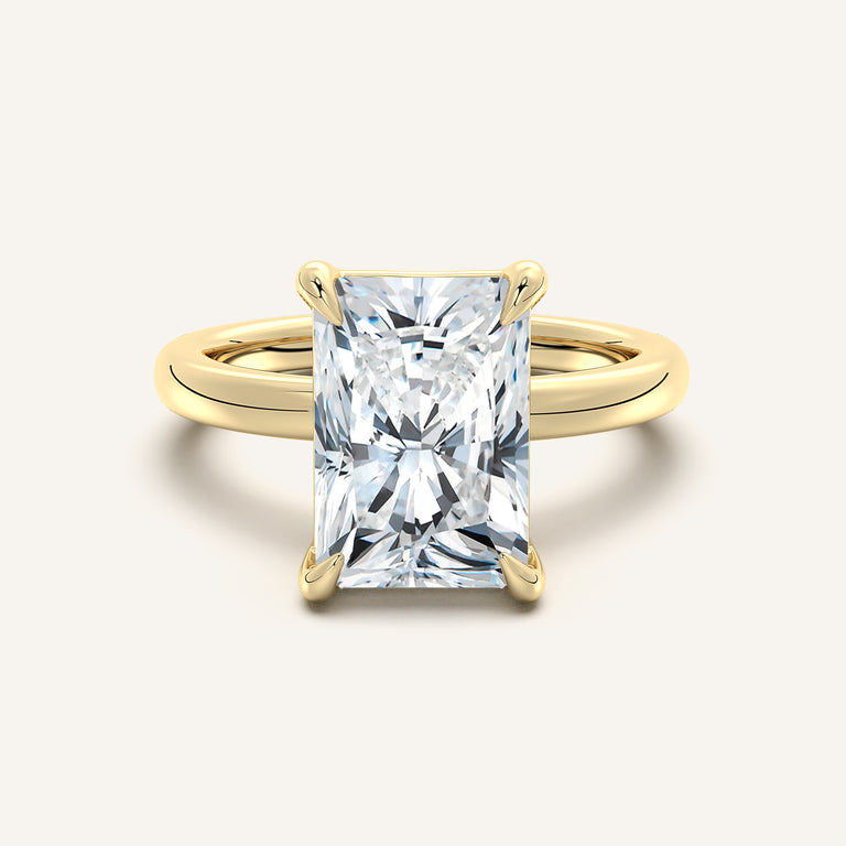 Image for Low Set Engagement Ring | 14k Yellow Gold