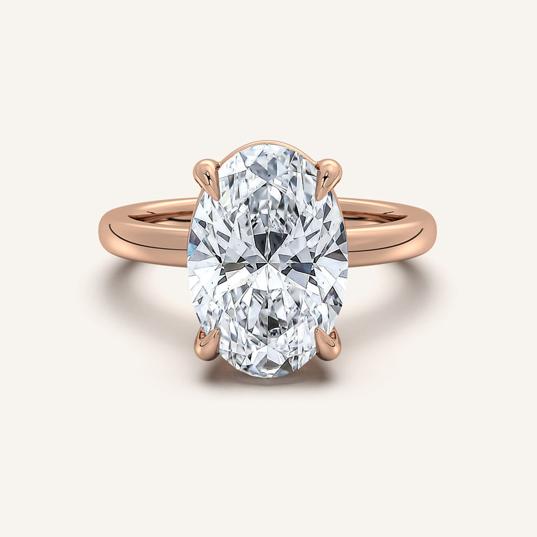 Image for Low Set Engagement Ring | 18k Rose Gold
