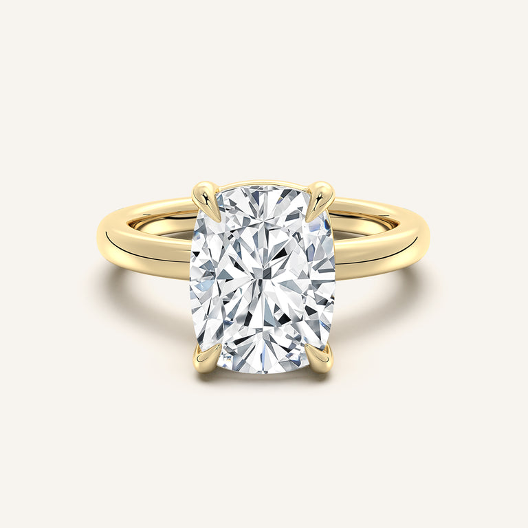 Image for Low Set Engagement Ring | 18k Yellow Gold