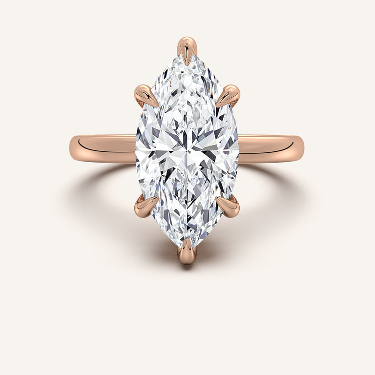 Image for Low Set Engagement Ring | 14k Rose Gold