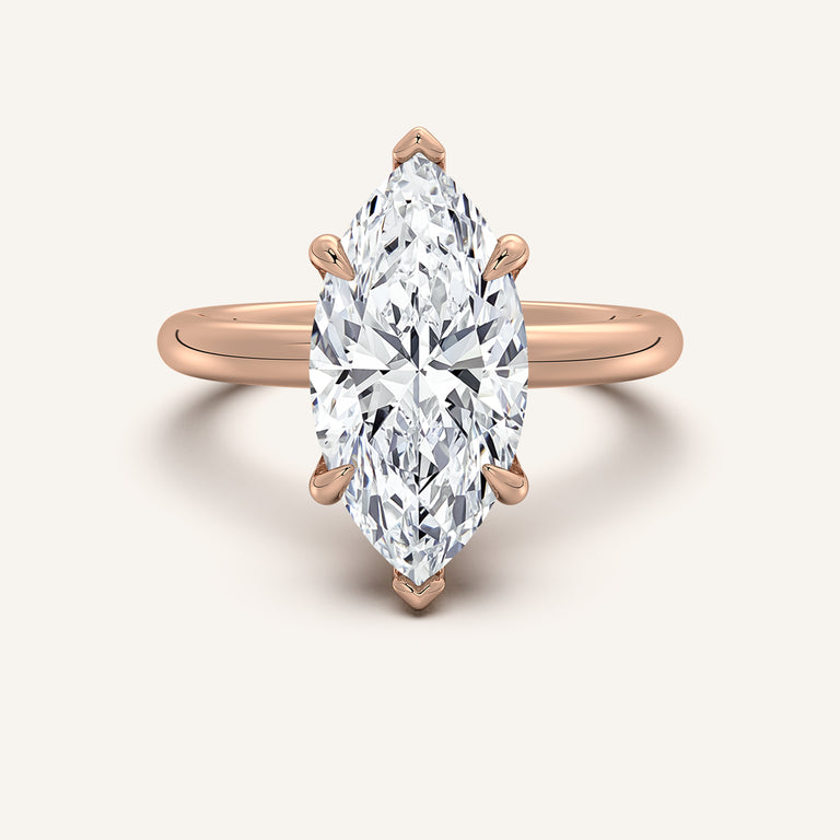 Image for Hidden Halo Engagement Ring | 14k Rose Gold