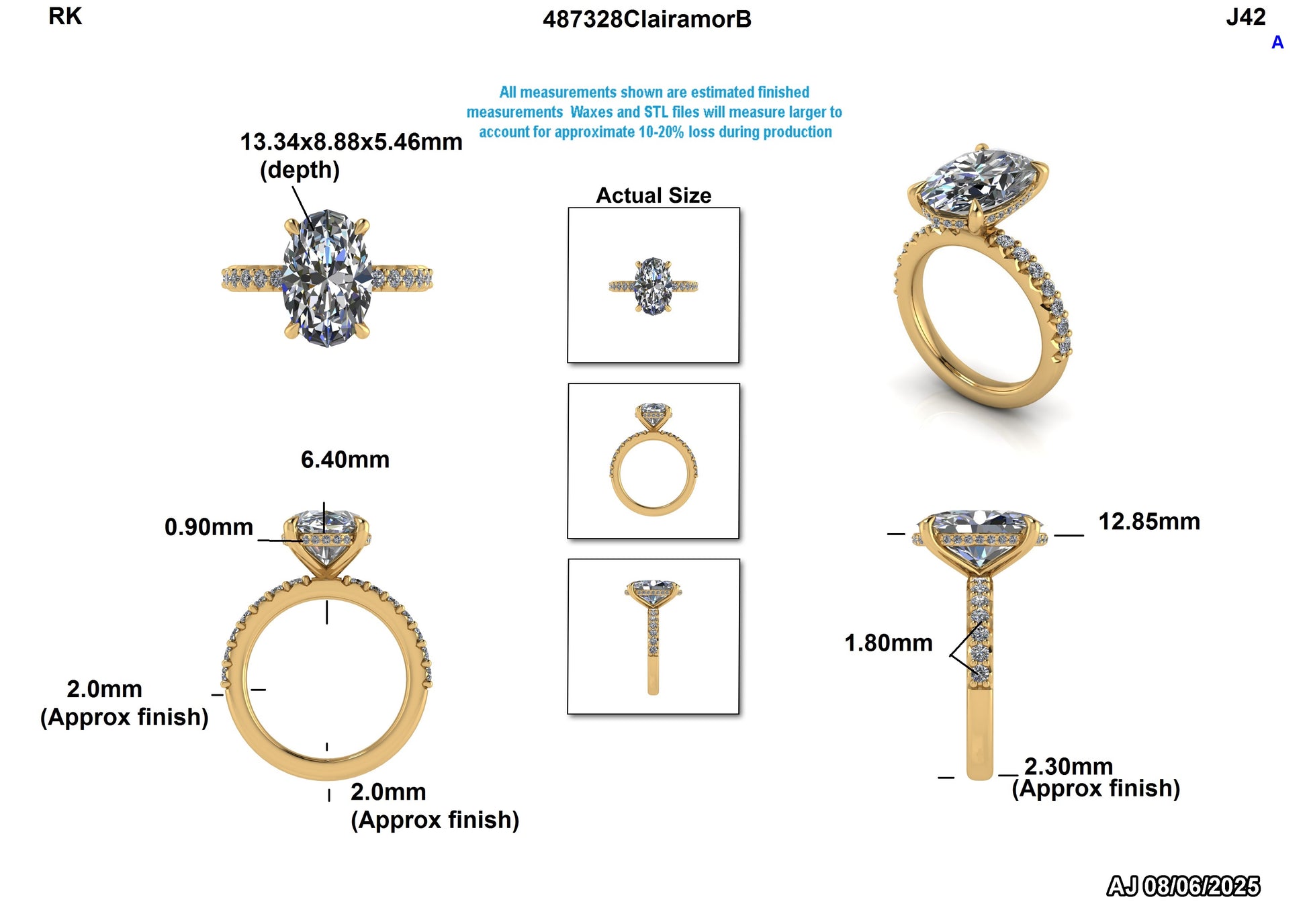 Andrew- Marissa Custom Engagement Ring Design