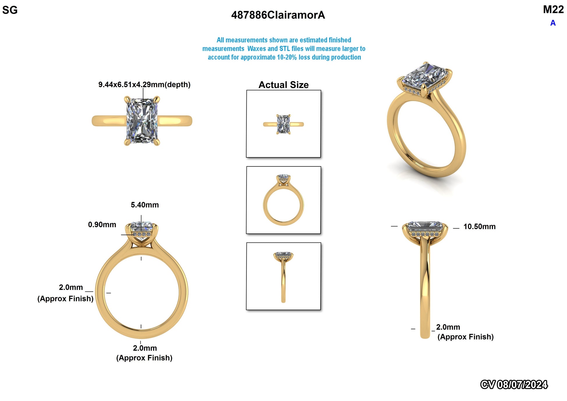 Alize G. Custom Engagement Ring