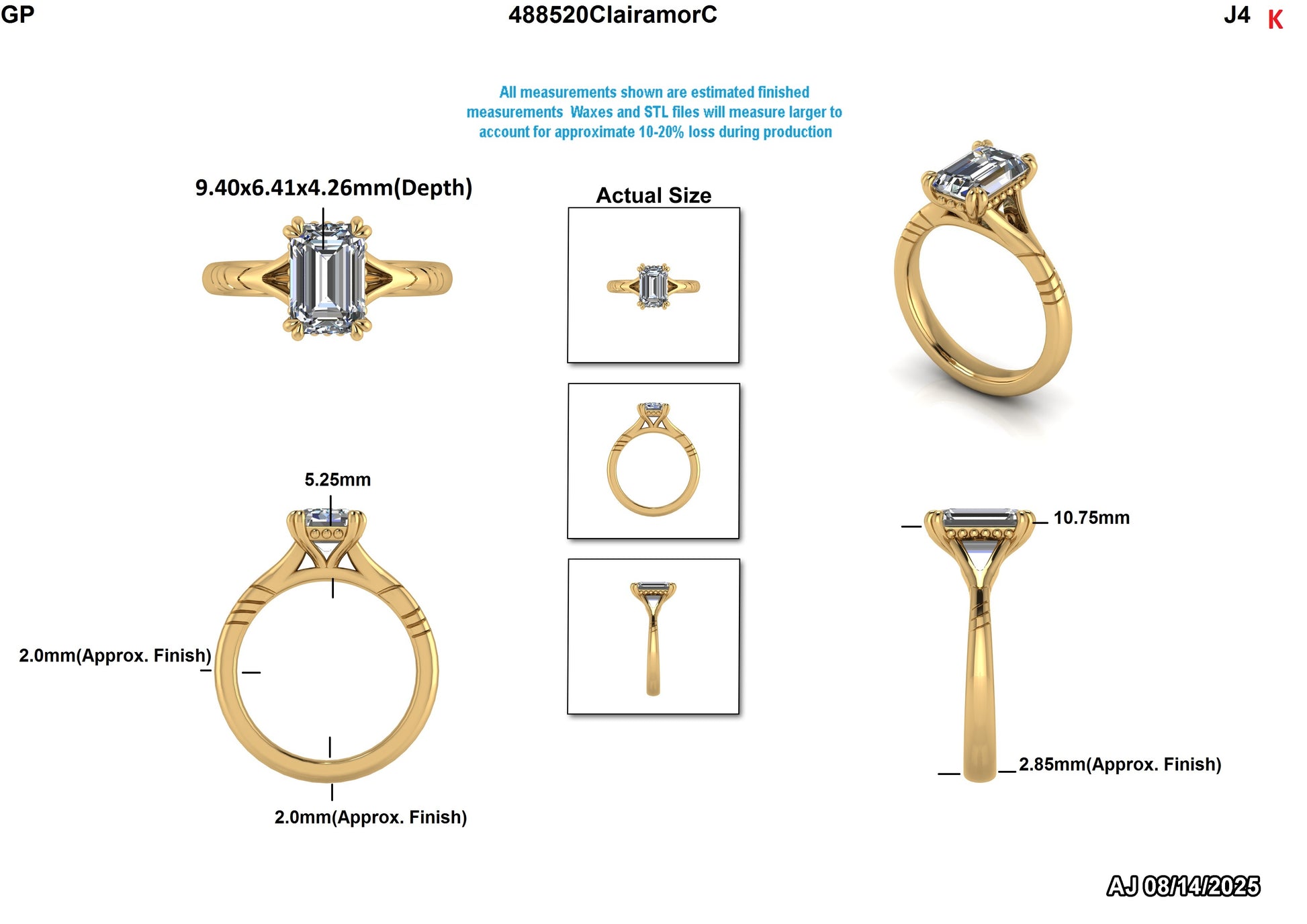 Alejandro G. Custom Engagement Ring