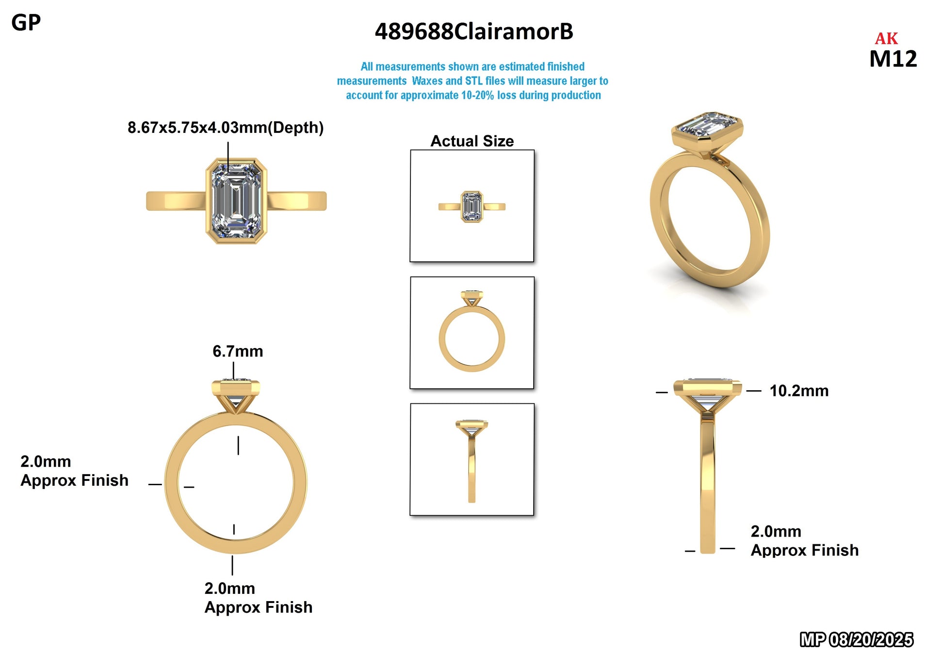 Eric J. Custom Engagement Ring