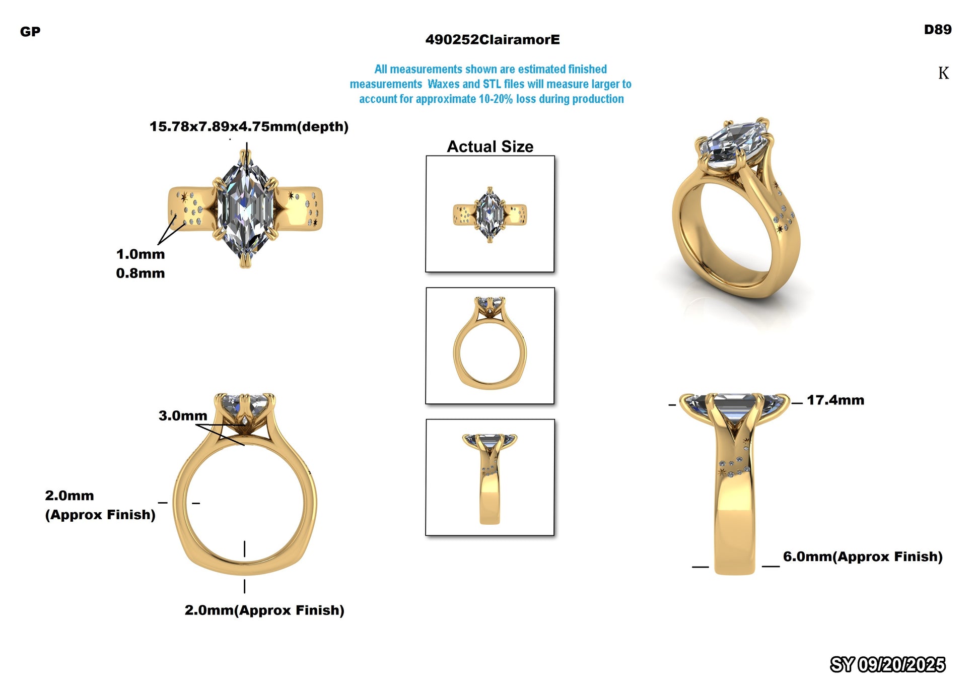 Nancy C Custom Engagement Ring Design