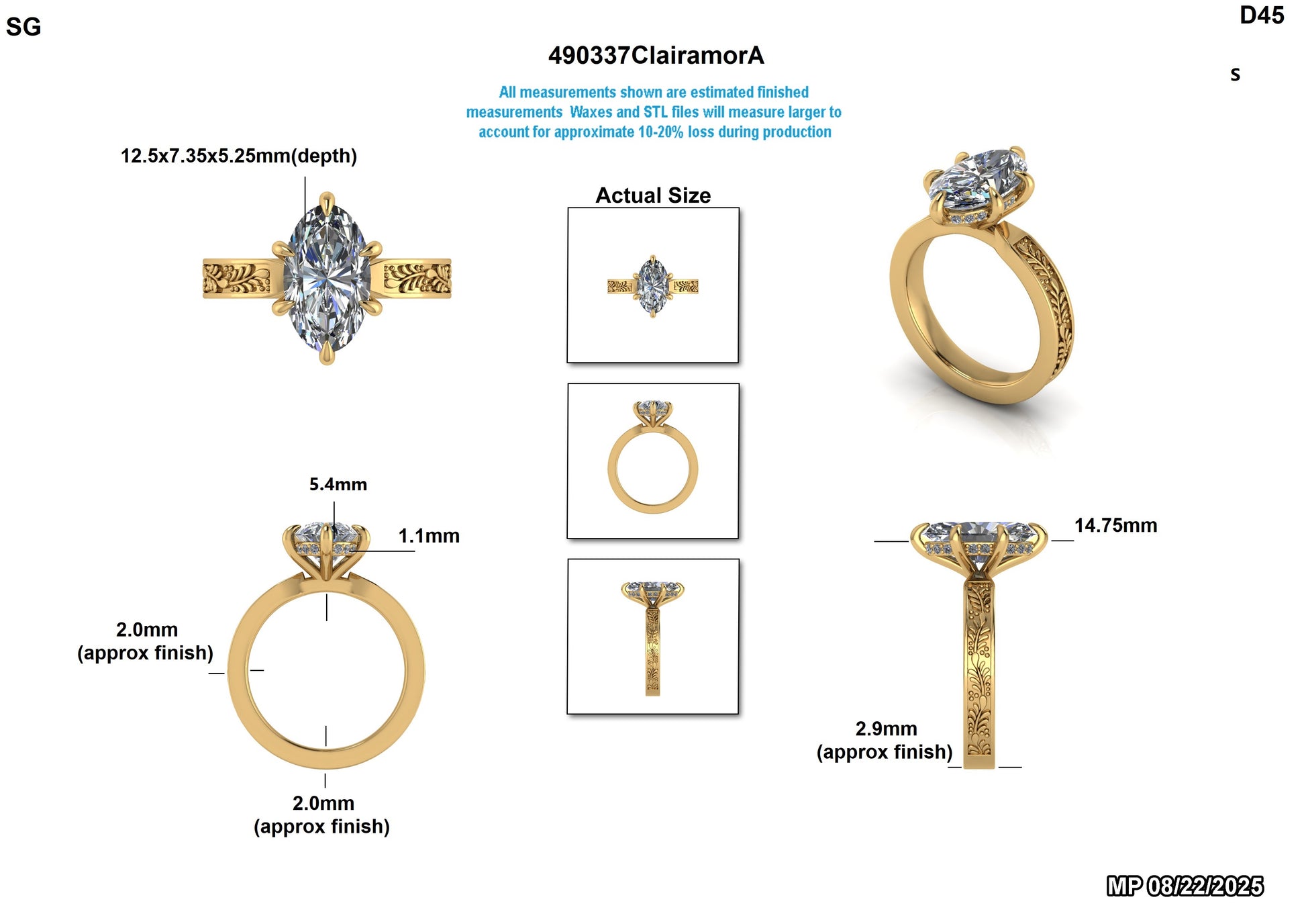 Issac L. Custom Engagement Ring