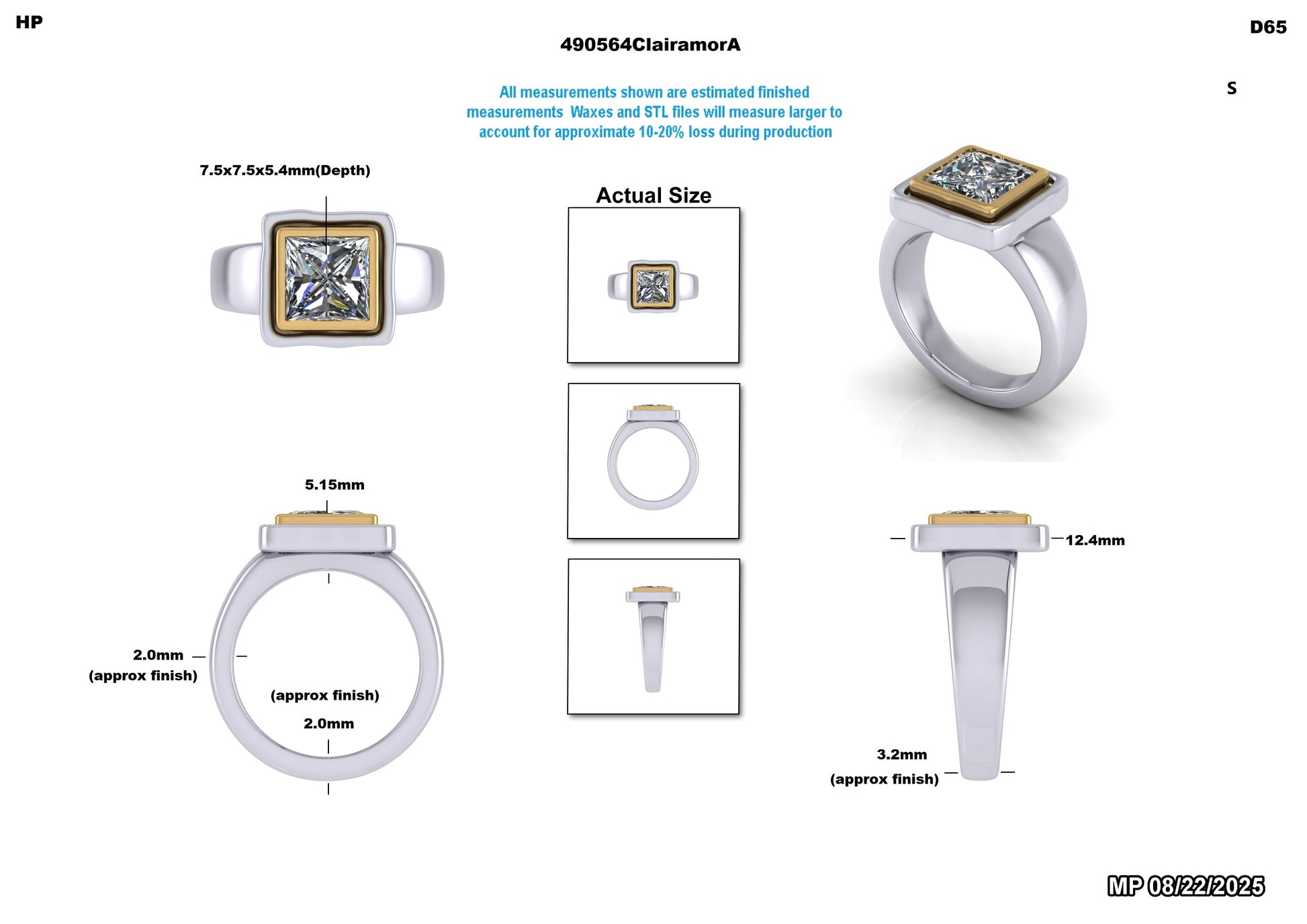 Kennady H. Custom Engagement Ring
