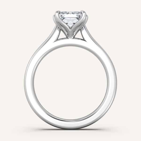 Tulip Style Cathedral | 14k White Gold