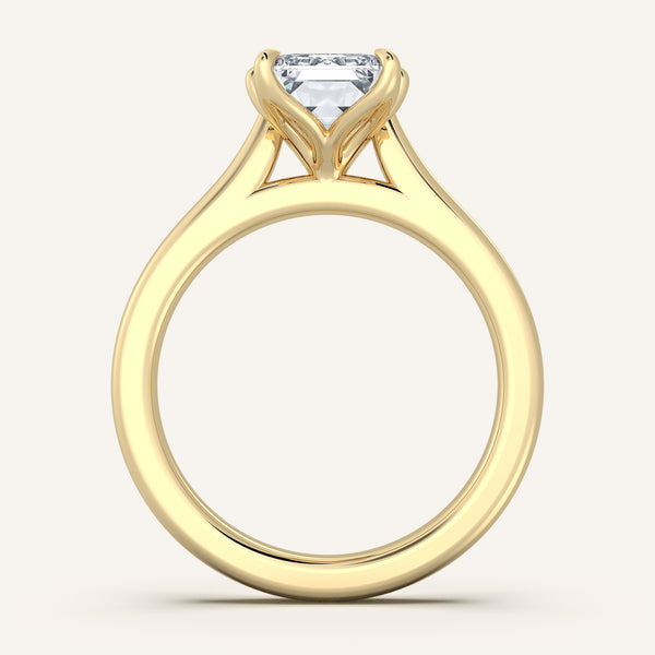 Tulip Style Cathedral | 14k Yellow Gold