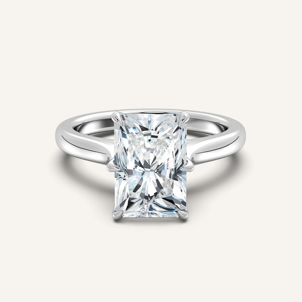 Tulip Style Cathedral | 14k White Gold