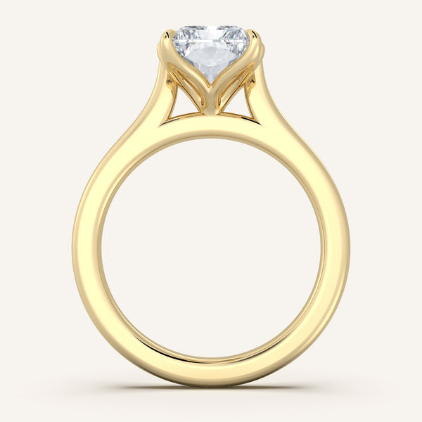 Tulip Style Cathedral | 14k Yellow Gold