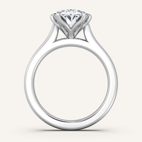 Tulip Style Cathedral | 14k White Gold
