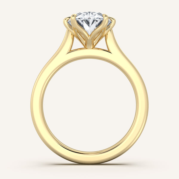 Tulip Style Cathedral | 14k Yellow Gold