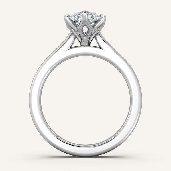 Tulip Style Cathedral | 14k White Gold