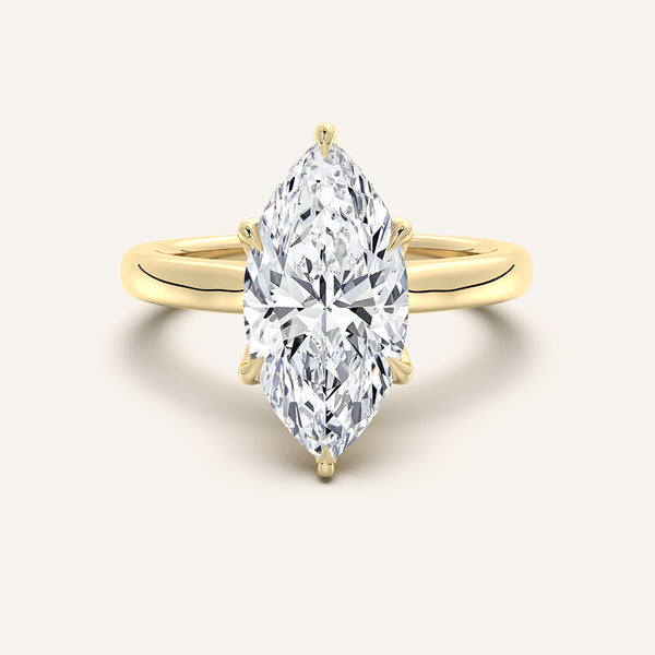 Tulip Style Cathedral | 14k Yellow Gold