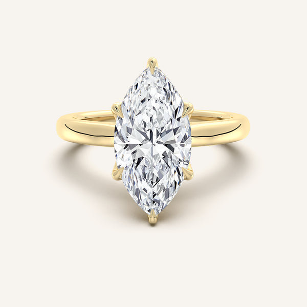 Tulip Style Cathedral | 18k Yellow Gold