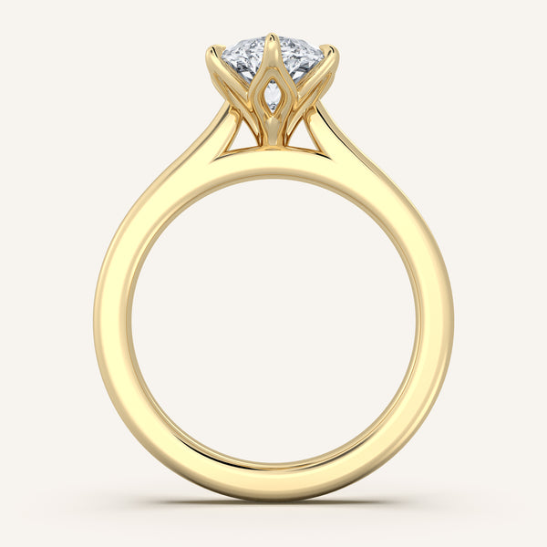 Tulip Style Cathedral | 14k Yellow Gold