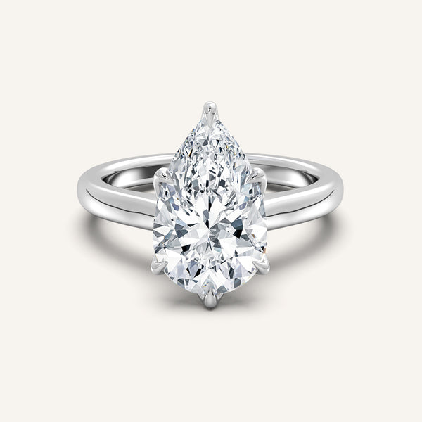 Tulip Style Cathedral | 14k White Gold