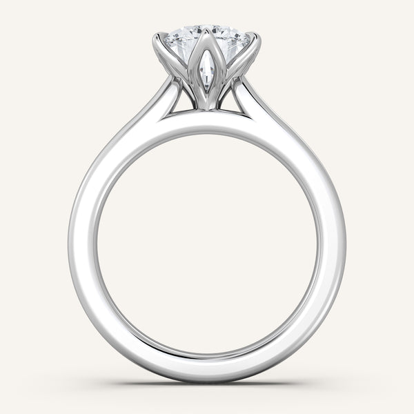 Tulip Style Cathedral | 14k White Gold