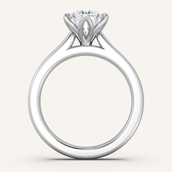 Tulip Style Cathedral | 18k White Gold