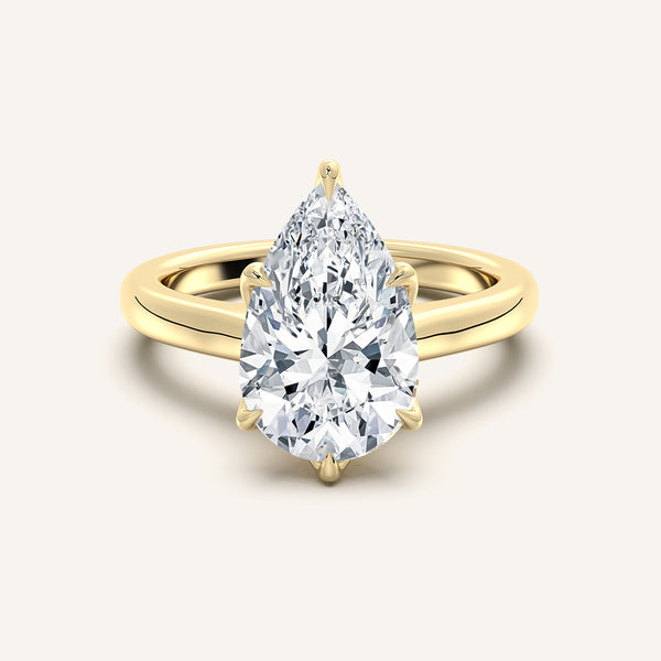 Tulip Style Cathedral | 18k Yellow Gold