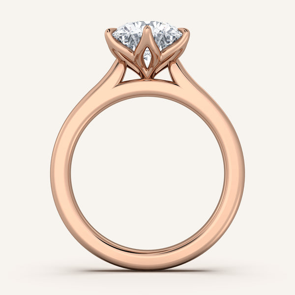 Tulip Style Cathedral | 14k Rose Gold