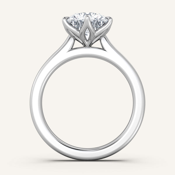 Tulip Style Cathedral | 18k White Gold
