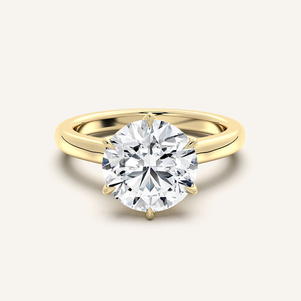 Tulip Style Cathedral | 18k Yellow Gold