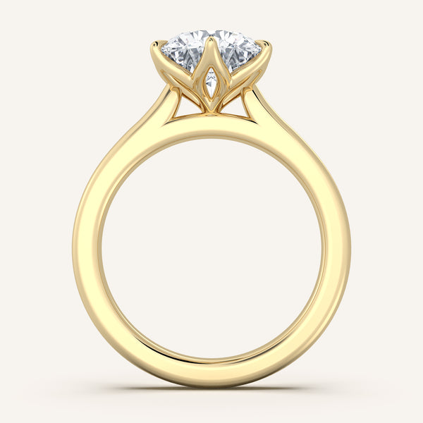 Tulip Style Cathedral | 18k Yellow Gold